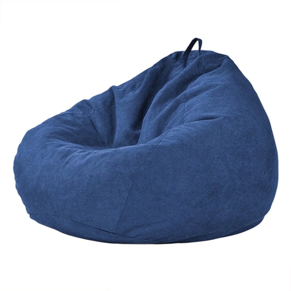 Large Bean Bag Chair Cover for Adults 120cm Washable Fabric Sofa Slipcover Universal Stretchable Couch Protector Storage Beanbag Cover No Filler Included Multiple Colors