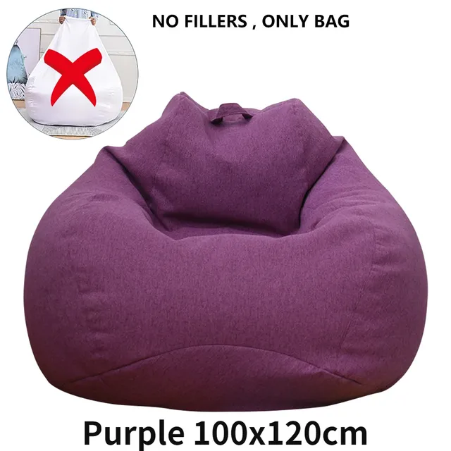 Large Bean Bag Chair Sofa Cover Comfortable Outdoor Lazy Seat Bag Couch