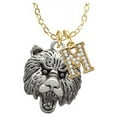 thumbnail image 1 of Large Bear - Mascot - M - Gold Tone Crystal Initial Sophia Necklace, 18"+1", 1 of 2