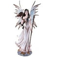 thumbnail image 1 of Large Beautiful Fairy with Bald Eagle Collectible Statue Figurine 21 Inch, 1 of 2