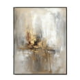thumbnail image 1 of Large Beige Gold Brown Abstract Handmade Painting For Living Room Wabi Sabi Wall Art Beige Grey Texture Wall Art Large Scandinavian Art, 1 of 7