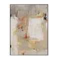 thumbnail image 1 of Large Beige Gold Brown Abstract Handmade Painting For Living Room Wabi Sabi Wall Art Beige Grey Texture Wall Art Large Scandinavian Art, 1 of 7