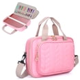 thumbnail image 1 of Large Bible Cover Case for Women with Shoulder Strap,Durable Carrying Case for Church Bible Bag Ideal Christian Gifts for Women,Pink, 1 of 7