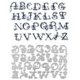 Large Big Alphabet Letters Cutting Dies Stencils Metal for DIY