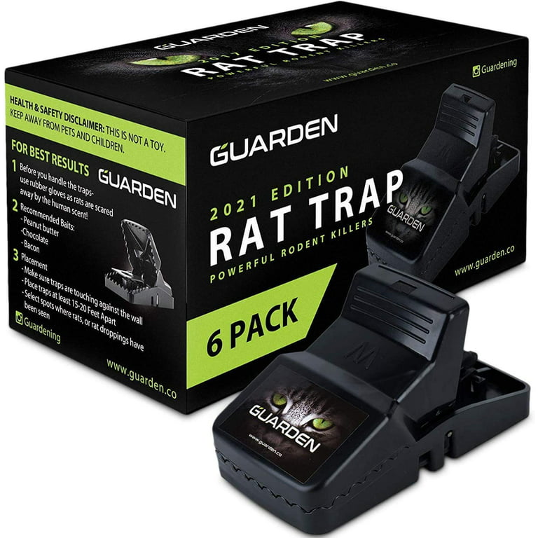 2/6 Pack Reusable Mouse Trap Outdoor Garden Mousetrap Bait Spring Rodent  Mousetrap Pest Control Yard