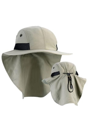 Large Bill Flap Cap - Olive
