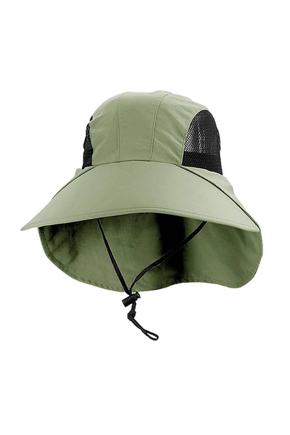 Large Bill Flap Cap Olive