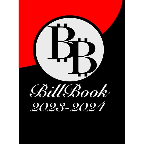 Large BillBook 2023-2024, (Hardcover)