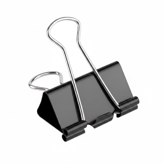 Large Binder Clips 1.6 Inch, 60 Pack Big Paper Clamps for Office Home Supplies, Heavy Duty Document Organizers, Multipurpose Filing Clips, Black