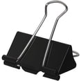 thumbnail image 1 of Large Binder Clips , Big Binder Clips for Office and Home Supplies, Black, 1 of 7