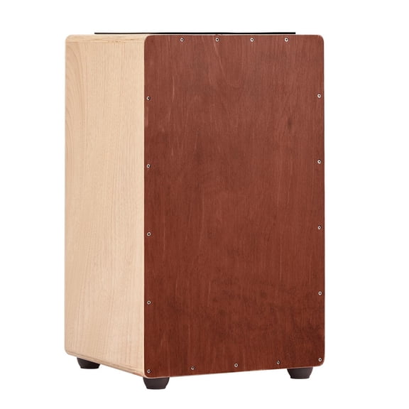 Large Birchwood Cajon Box Drum with Snare Wires - Acoustic Percussion