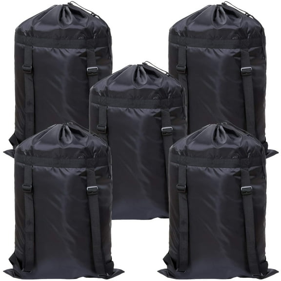 Large Black Backpack Laundry Bag with Shoulder Straps and Drawstring Closure Multipurpose Travel Laundry Backpack for College Dorm Camping Outdoor Activities Sports Gym Waterproof Wash Bag