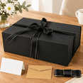 Large Black Gift Box 14x9x4.5 inches, Gift Boxes with Magnetic Closure ...