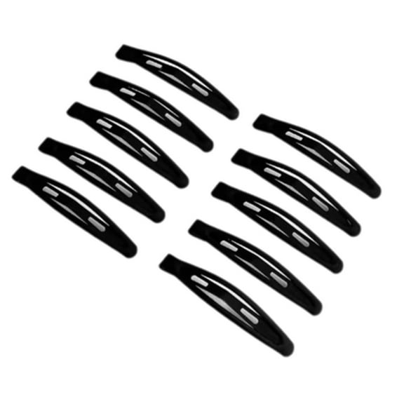 Large Black Metal Snap Hair Clip Barrettes 77mm DIY Hair Girl Clip Fashion