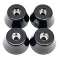 thumbnail image 1 of Large Black Round Rubber Feet, D50x35xH25mm Rubber Cutting Board Feet with Stainless Washer, Non Slip Bumper Pads for Furniture, Electronics & Application, 1 of 5