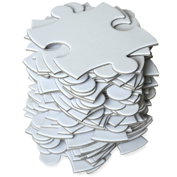 Large Blank Puzzle 33x23 inches, 117 Pieces for DIY Painting, Art and Craft Projects, Wedding Birthday Party and Special Events, Guest Book Alternative