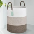Large Blanket Basket, Tall Laundry Basket 65L, Nursery Hamper, Laundry