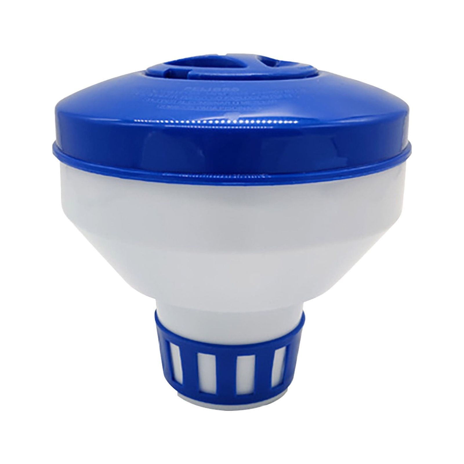 Large Blue And White Floating Swimming Pool Dispenser 5 Inch Stretch