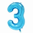 thumbnail image 1 of Large Blue Foil Number 0 Balloon, 40 Inch Helium Air Mylar Balloon for Birthday Party, Anniversary, Graduation, Event Decorations, Photo Props, Reusable and Easy to Inflate, 1 of 2