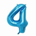 thumbnail image 1 of Large Blue Foil Number 0 Balloon, 40 Inch Helium Air Mylar Balloon for Birthday Party, Anniversary, Graduation, Event Decorations, Photo Props, Reusable and Easy to Inflate, 1 of 2