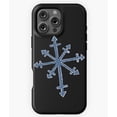 thumbnail image 1 of Large Blue Snowflake Winter Art 2 Phone Case for iPhone 16 15 14 13 12 11 Pro Max, 1 of 2