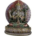 Large Bodhisattva Avalokiteshvara Guanyin in Prayer Meditation Statue ...