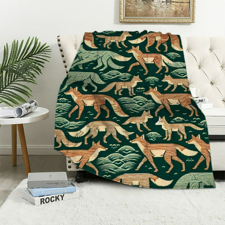 Large Boho 100 Organic Cotton Throw Blanket Ultra Soft Lightweight Reversible Blanket for Bed Sofa Couch Chair Bedspread Decor Gift 60 x 80 Teal