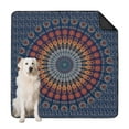 thumbnail image 1 of Large Boho Washable Dog Pad, 72x72 Inch Non-Skid Pet Training Mat, Waterproof Reversible Puppy Rug for Indoor Floor Protection, 1 of 1