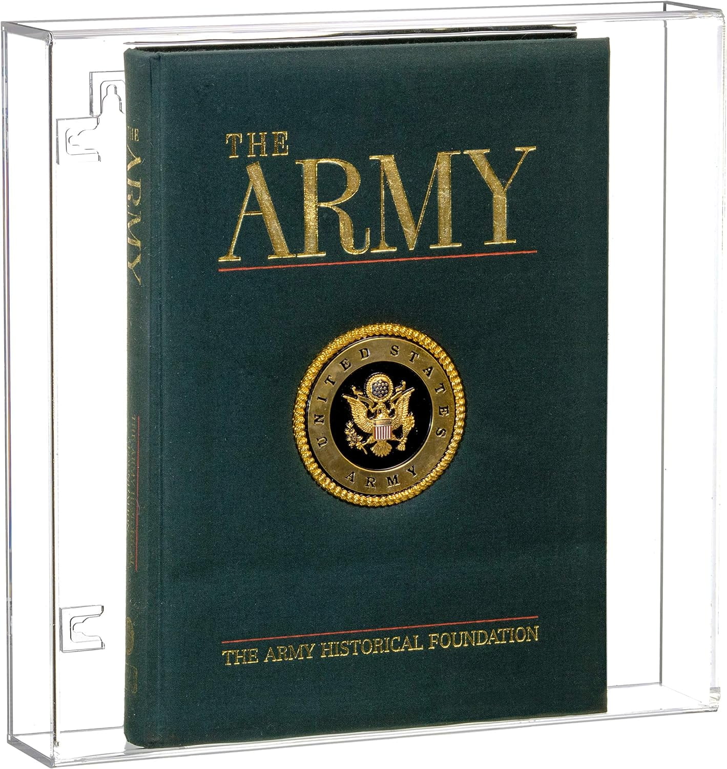 Large Book Display Case Clear Back Wall Mount 15.5" X 15.5" X 3.5