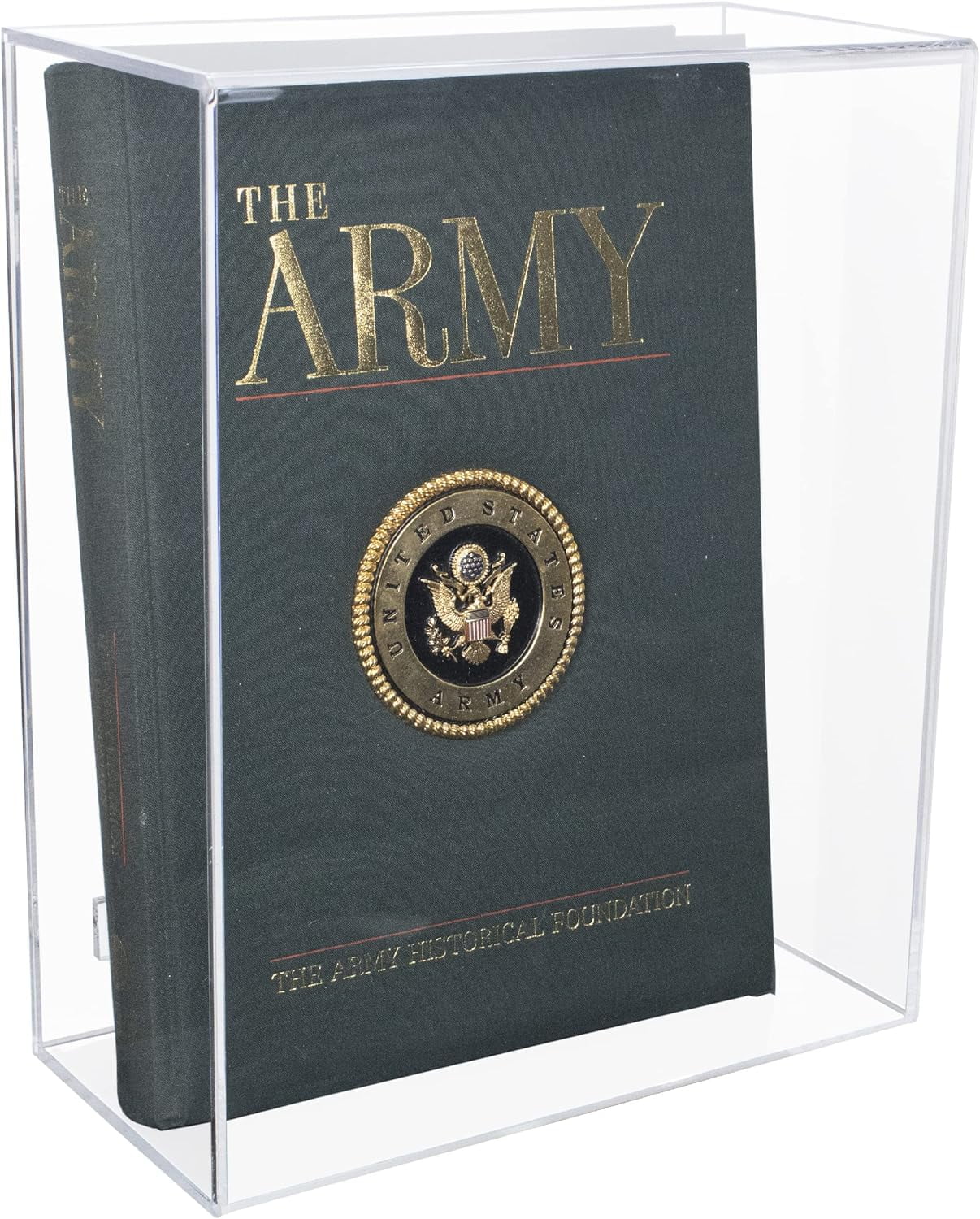 Large Book Display Case With Clear Back Wall Mount 15" X 6" X 12