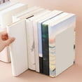 thumbnail image 1 of Large Book Stand for Desk - Non-Slip ABS Plastic Book Holder, Space-Saving Organizer for Textbooks/Notebooks, Dorm & Office (6.69 Inch, Gray）, 1 of 6