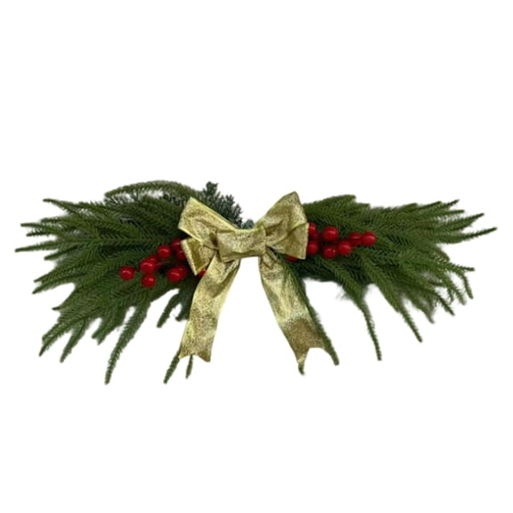 Large With Bow For Front Door Elegant Holiday Festive Front Door Hanging Greenery Arrangement Wedding Door Welcome Form Heart for Front Door Large 20 Fall Valentine Day Door for Front Door Berries