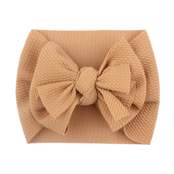 Large Bow Headwrap Children'S Headdress 2 Pc Baby Girls Bowknot Headband Stretch Hairband Headwear