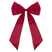 Large Bow for Room Decor, 40x24 Inches Satin Ribbon Tie, Giant Hanging Wall Decor for Ballerina, Girls Birthday Party Decorations