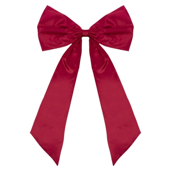 Large Bow for Room Decor, 40x24 Inches Satin Ribbon Tie, Giant Hanging Wall Decor for Ballerina, Girls Birthday Party Decorations