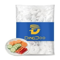 Large Bowl Covers for Bread Proofing 100 Pack 42cm Large Plastic Food Cover for Fruit Sourdough Bread Baking Plate Covers Outdoor Food Fresh Keeping Bags Shower Cap