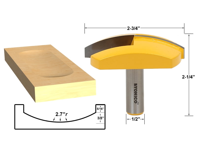 Large Bowl Router Bit - 2.7