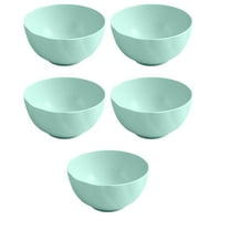 Large Bowls 6 Inches, Wheat Straw Bowls Unbreakable Salad Bowl,Kitchen Serving Bowl for Salad, Cereal, Soup and Oatmeal (Green)