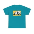 thumbnail image 1 of Large Box Panda Enjoi Skateboard 2000s Mullen Vintage Classic TShirt Print - Tropical Blue / M, 1 of 5
