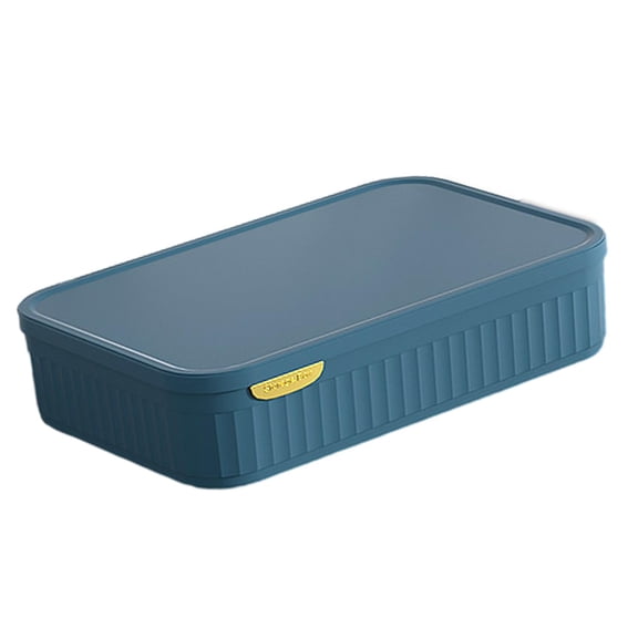 Large Bras Organizer Storage Box Sturdy Closet Drawer Organizer Underwear Drawer Organizer for Underwear, Scarves, Clothing Blue
