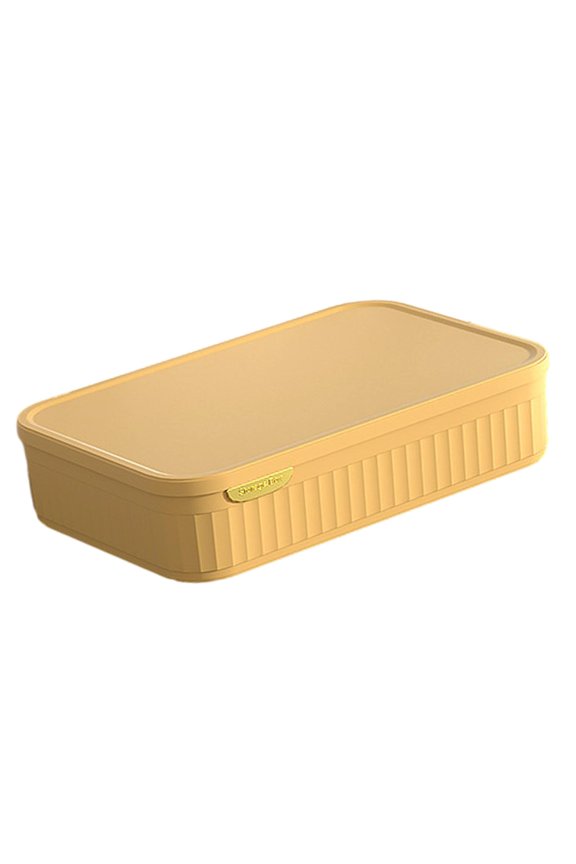 Large Bras Organizer Storage Box Sturdy Closet Drawer Organizer Underwear Drawer Organizer for Underwear, Scarves, Clothing Yellow