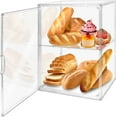 Large Bread Box for Kitchen Countertop, 3 Layers Adjustable Food Safe