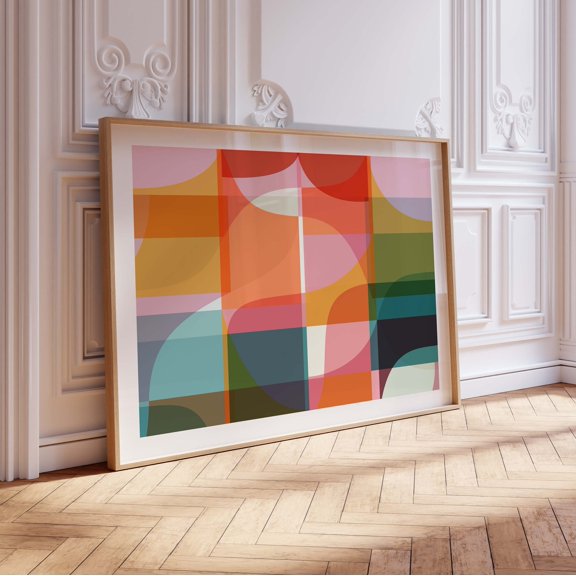 Large Bright Colorful Poster , Poster Print Only