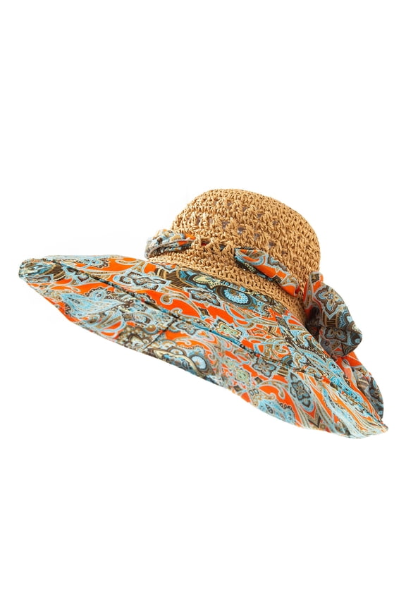Large Brim Sun Hats for Women Large Wide Brim Visor Big Sun Hat Upf 50+ Uv Sun Protection Straw Hat for Garden Vacation Coachella Hat Extra Large Straw Hat Foldable Packable Roll Up Cap Blue