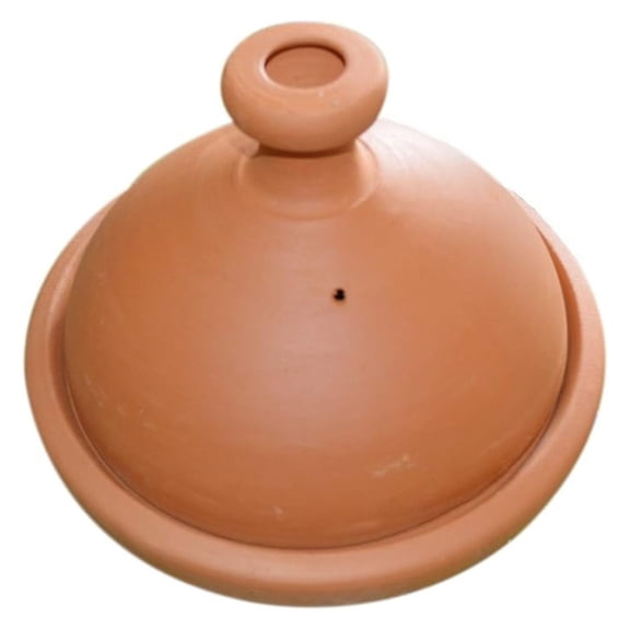 Large Brown Conical Moroccan Cooking Tagine, 12 Inches, Authentic, Clay Material, Oven Safe, Dishwasher Safe