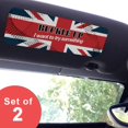 thumbnail image 1 of Large - Buckle Up I Want to Try Something - Visor Sticker Set for MINI Cooper, 1 of 2