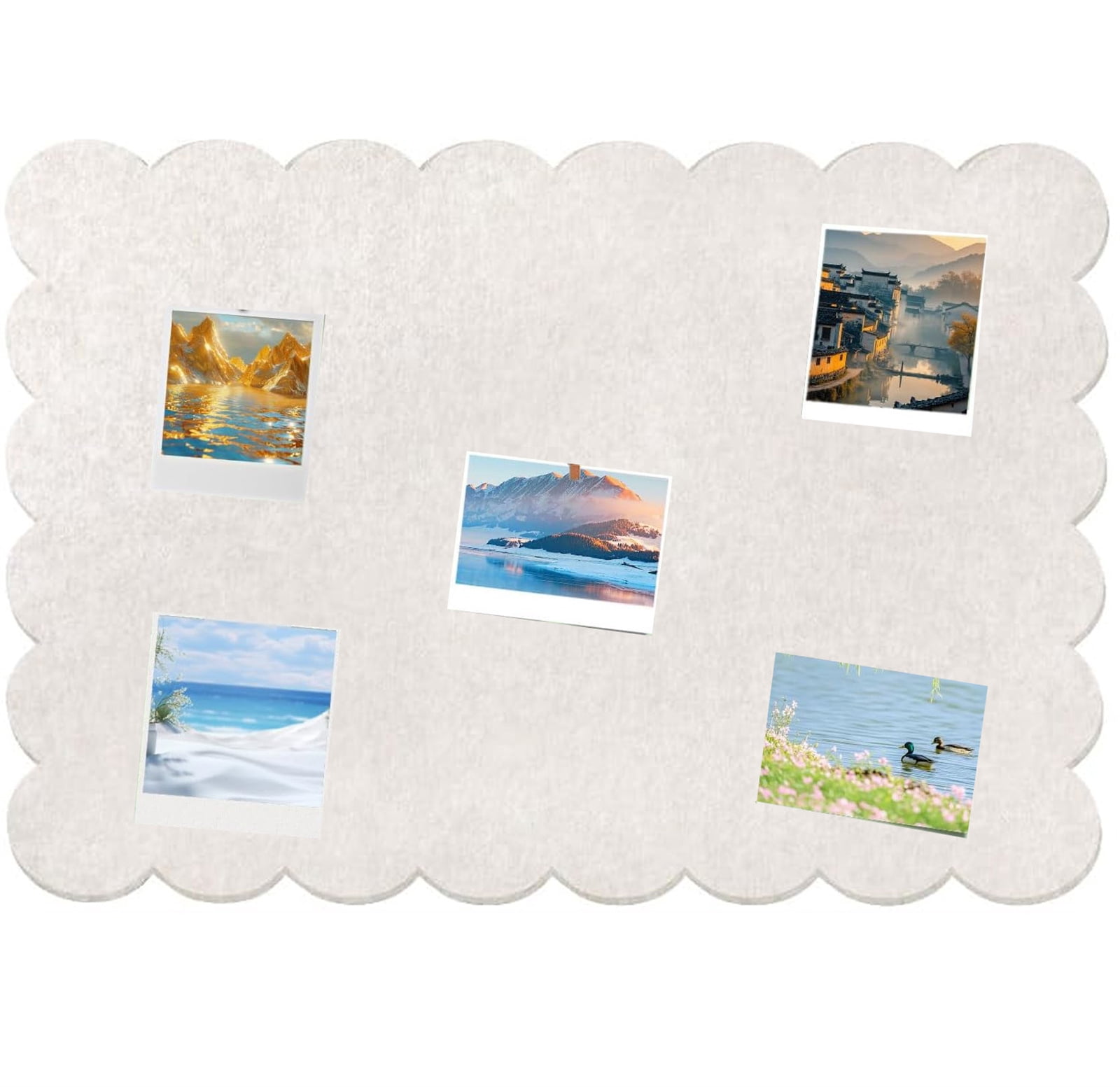 Large Bulletin Board 24 x 36 Inches,Bexikou Foldable Felt Bulletin Board for Wall,Cork Board Alternative for Wall,Felt Wall Tiles Bulletin Board with Self-Adhesive for School Office Home