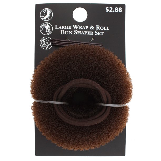 Large Bun Shaper Set, Brown