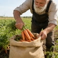 thumbnail image 1 of Large Burlap Bags,Natural Jute Single Burlap Sacks, Reusable Plant Grow Bags Root Vegetable Holders, Strong Potato Sacks for Potato Fruit Grain Vegetable Storage High Strength Thick, 1 of 6