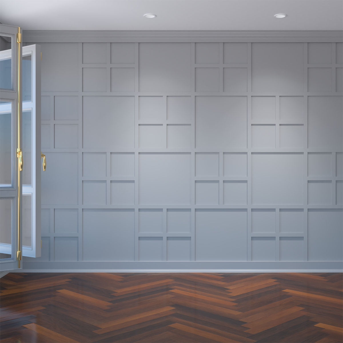 Large White PVC Decorative Fretwork Wall Panels